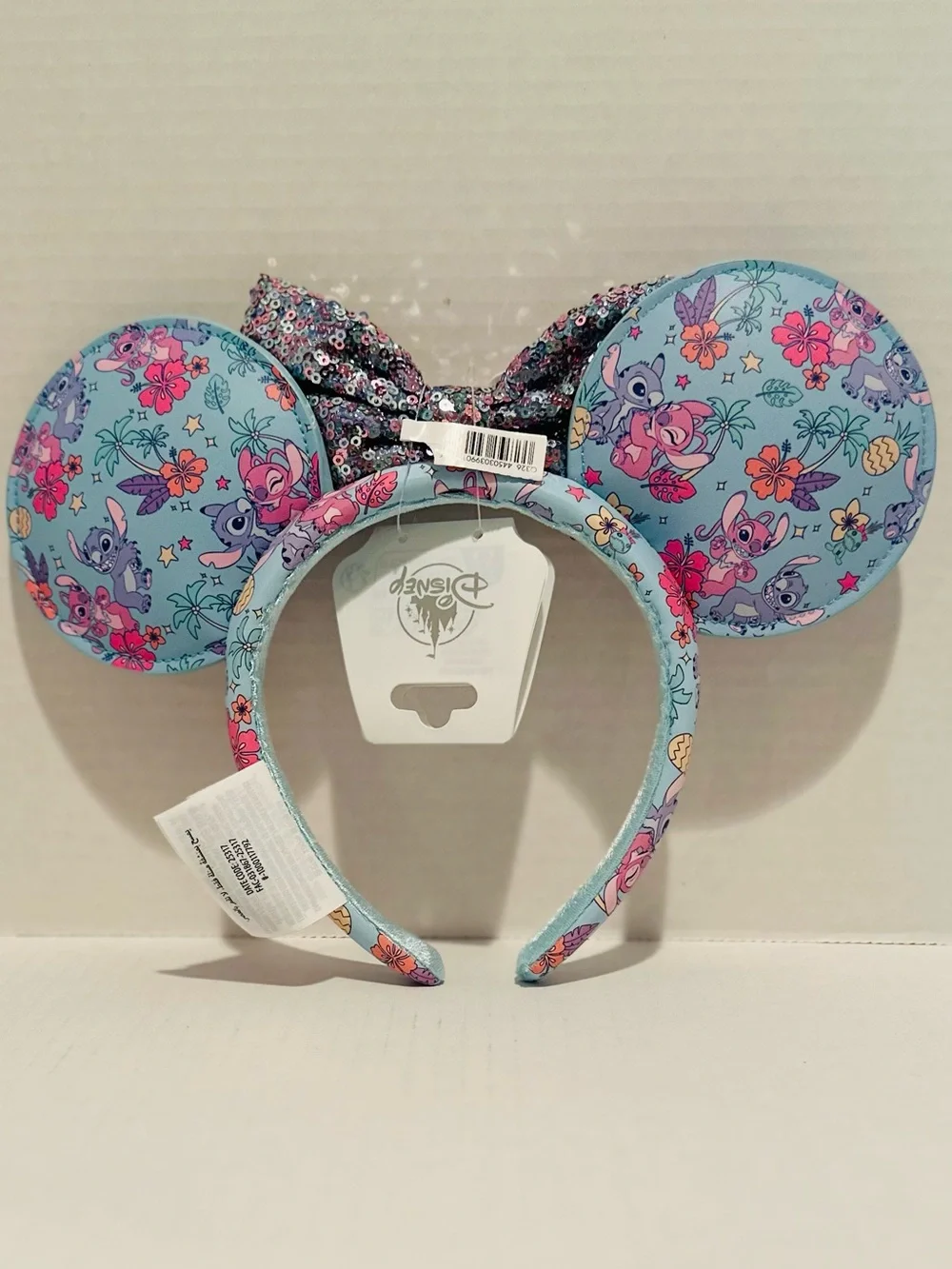Disney NWT Lilo & Stitch Stitch & Angel Ear Headband